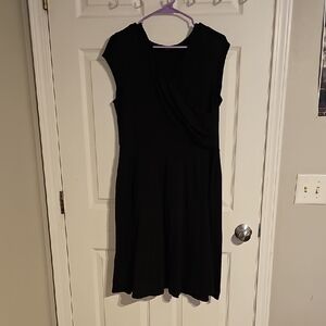 Chic Black Midi Dress for Women